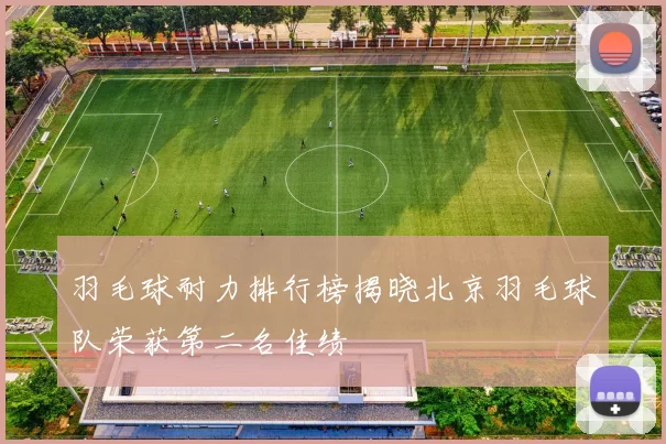 羽毛球耐力排行榜揭晓北京羽毛球队荣获第二名佳绩