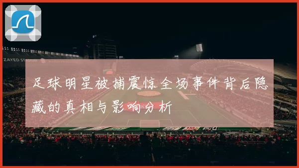 足球明星被捕震惊全场事件背后隐藏的真相与影响分析
