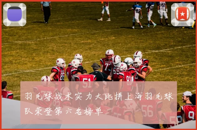 羽毛球战术实力大比拼上海羽毛球队荣登第六名榜单
